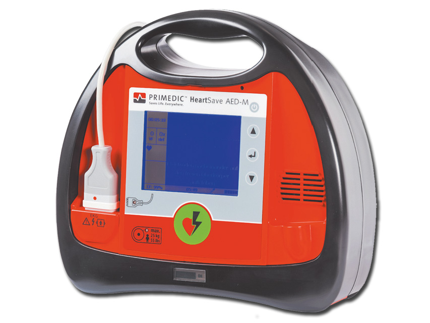 &quot;P10&quot; PRIMEDIC HEART SAVE AED M - Défibr. + batterie rech. et moniteur - GB/IT/FR/ES