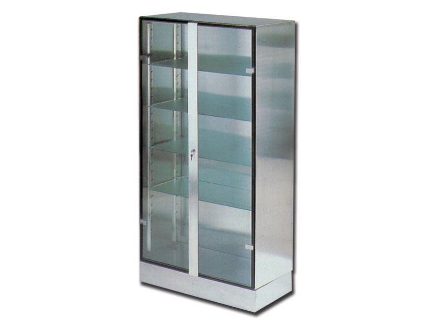 ARMOIRE EN VERRE- INOX