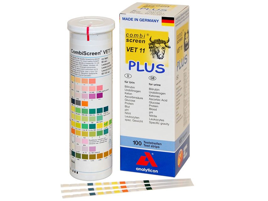 VET URINE STRIPS 11 parameters - box of 100