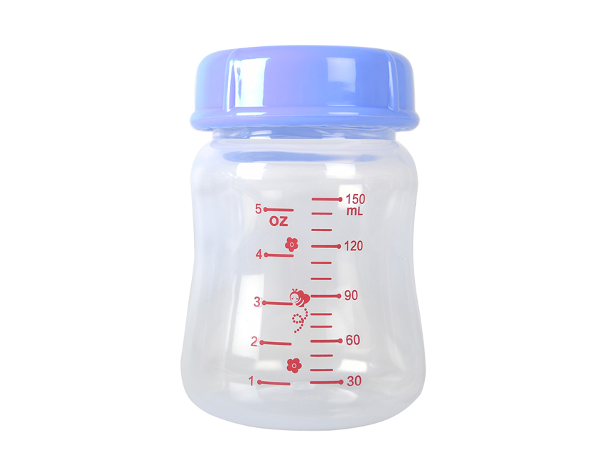 BREAST MILK BOTTLE 150 ml with lid - box of 3