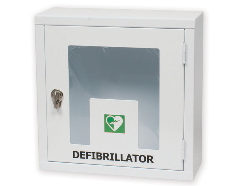 CABINET WITH ALARM FOR DEFIBRILLATORS - indoor use