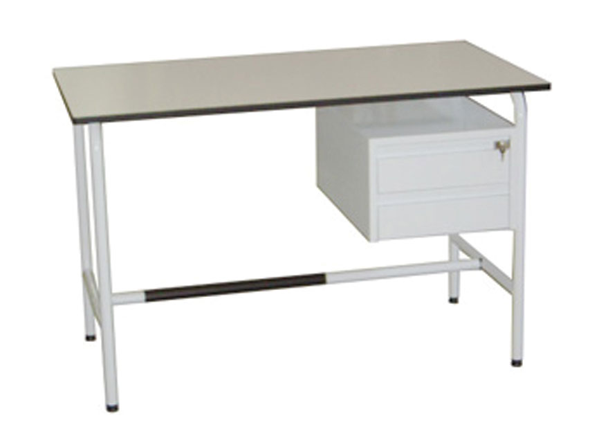 BUREAU 120x70 cm - avec 2 tiroirs