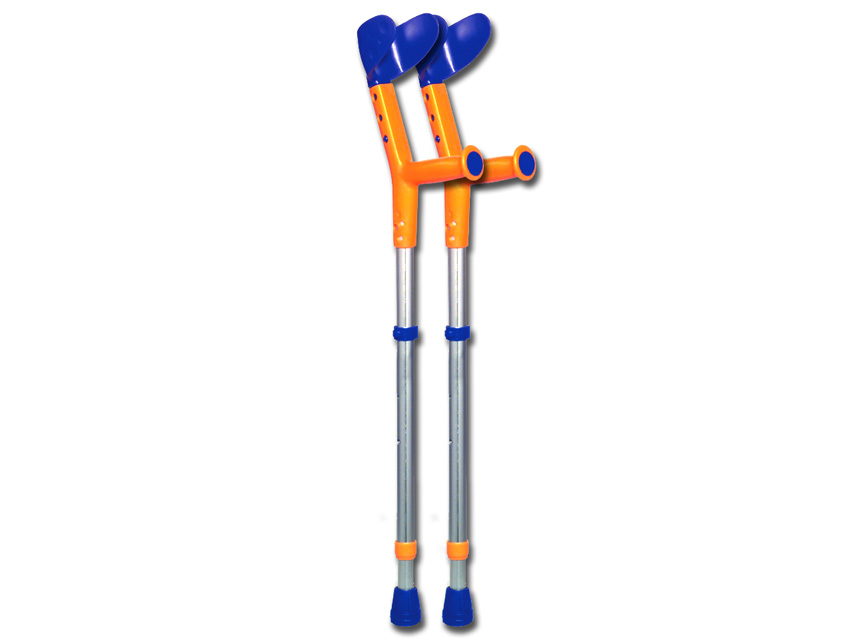 TIKI CRUTCHES - blue/orange