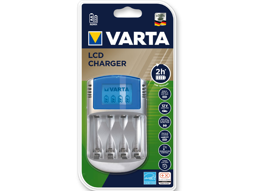 CHARGEUR LCD VARTA pour piles AA et AAA rechargeables