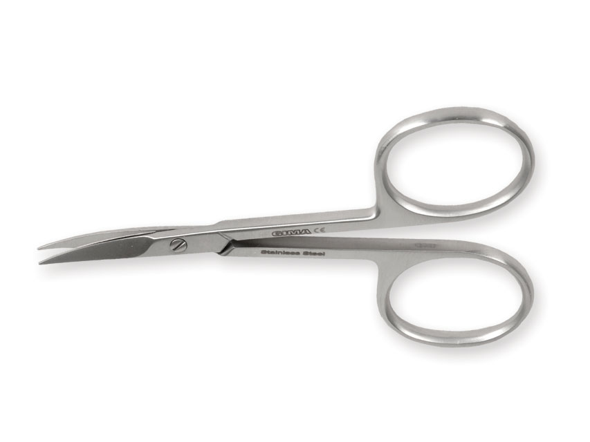 CUTICLE SCISSORS - curved - 9.5 cm