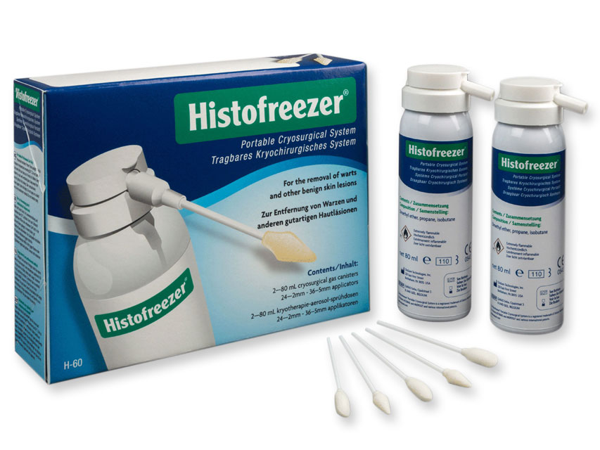 &quot;PX5&quot; HISTOFREEZER MIX - 2 bottles 80 ml + 24 applicators 2 mm, 36 applicators 5mm