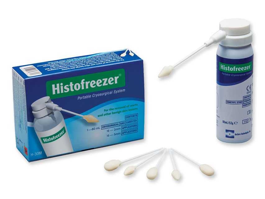 HISTOFREEZER &quot;P5&quot; MIX MINI - flacon 80 ml + 16 applicateurs 2 mm, 16 applicateurs 5 mm