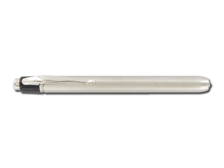 LAMPE STYLO BETA - acier - argent