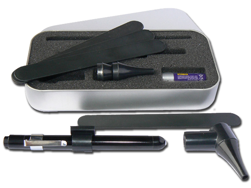 LAMPE STYLO OTOSCOPE DELTA LED - noir