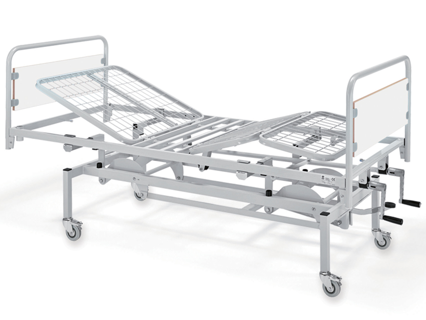 LIT 3 ARTICULATIONS HAUT.VARIABLE-2 crémaill. sur roulettes