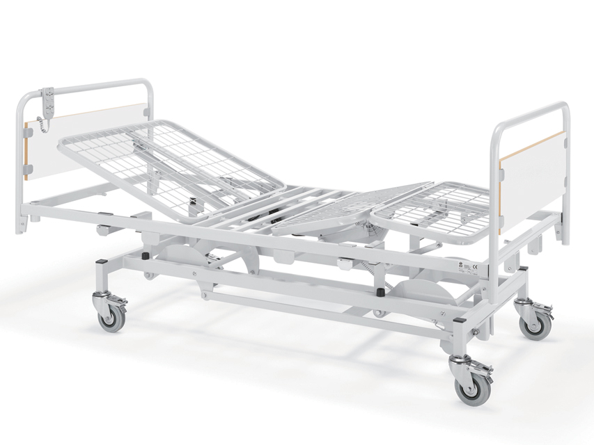 3 JOINTS VARIABLE HEIGHT PATIENT BED - electric - castors