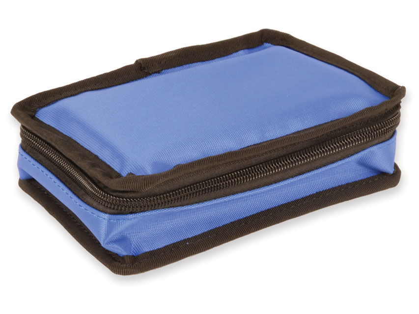 MINI-TROUSSE POUR DIABÉTIQUE vide - nylon bleu