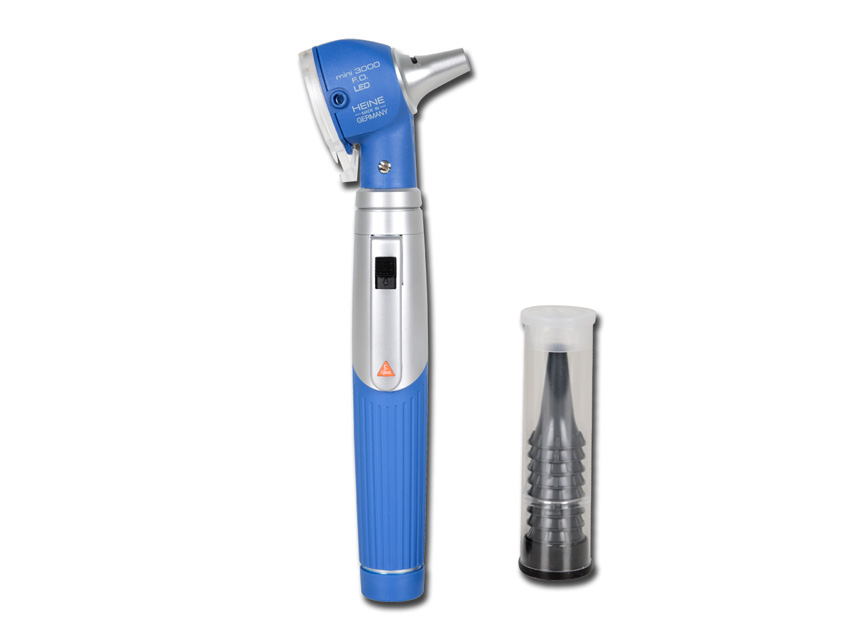 OTOSCOPE F.O. LED HEINE MINI 3000 - bleu