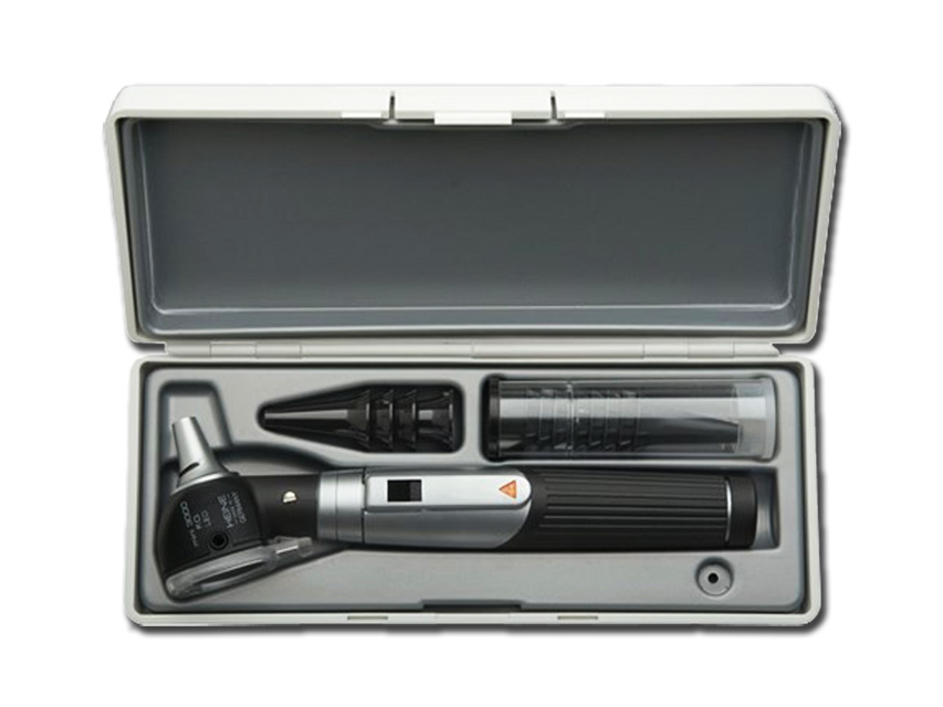 HEINE MINI 3000 F.O.LED OTOSCOPE with case - black