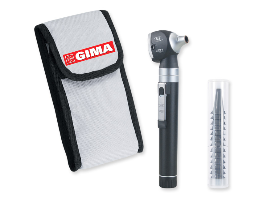 SIGMA F.O. OTOSCOPE 2.5V - LED light - black - pouch