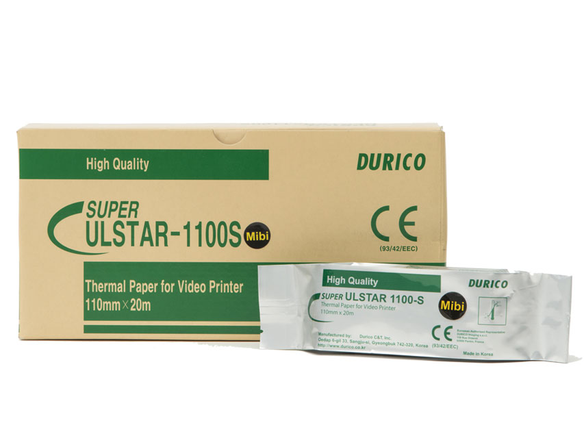 DURICO VIDEOPRINTER PAPER compatible Mitsubshi K61S/KP61S/KP61B - box of 5