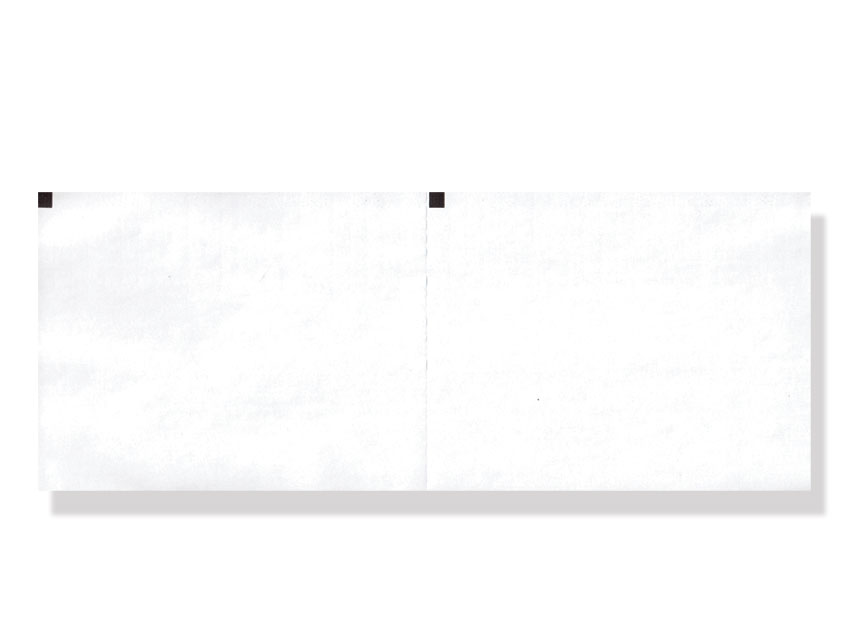 Papier thermique ECG 110x140mm 143s paquet - grille blanche - boîte de 20