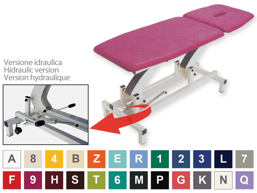 TABLE BRUXELLES hydraulique - couleur au choix