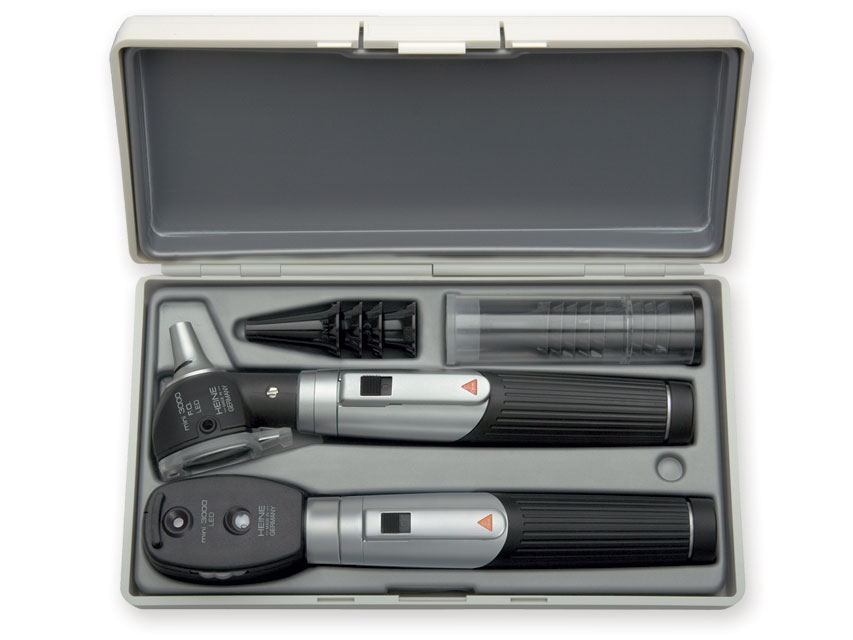 TROUSSE OTO-OPHTALMOSCOPE LED HEINE MINI 3000 - noire