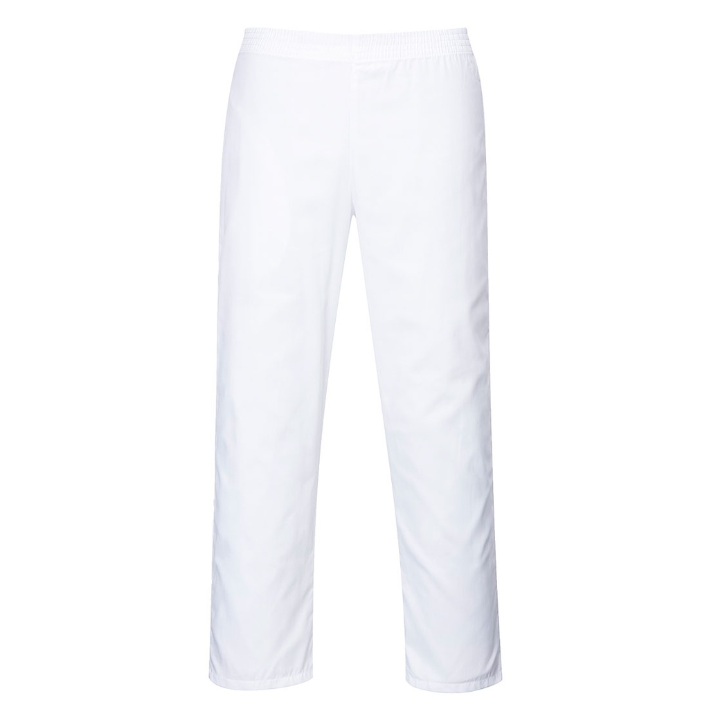 Pantalon taille elastiquée - Blanc