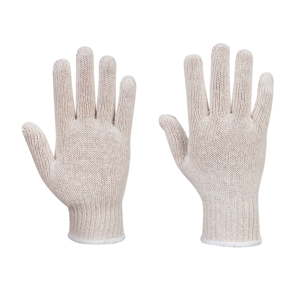 Sous-gants tricot (300 paires) - Blanc (300 pièces)