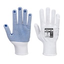 Gant Polka Picots PVC - Blanc/Bleu