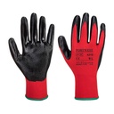 Gant Flexo Grip enduit Nitrile - Rouge/noir