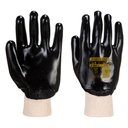 PVC Poignet Tricot - Noir