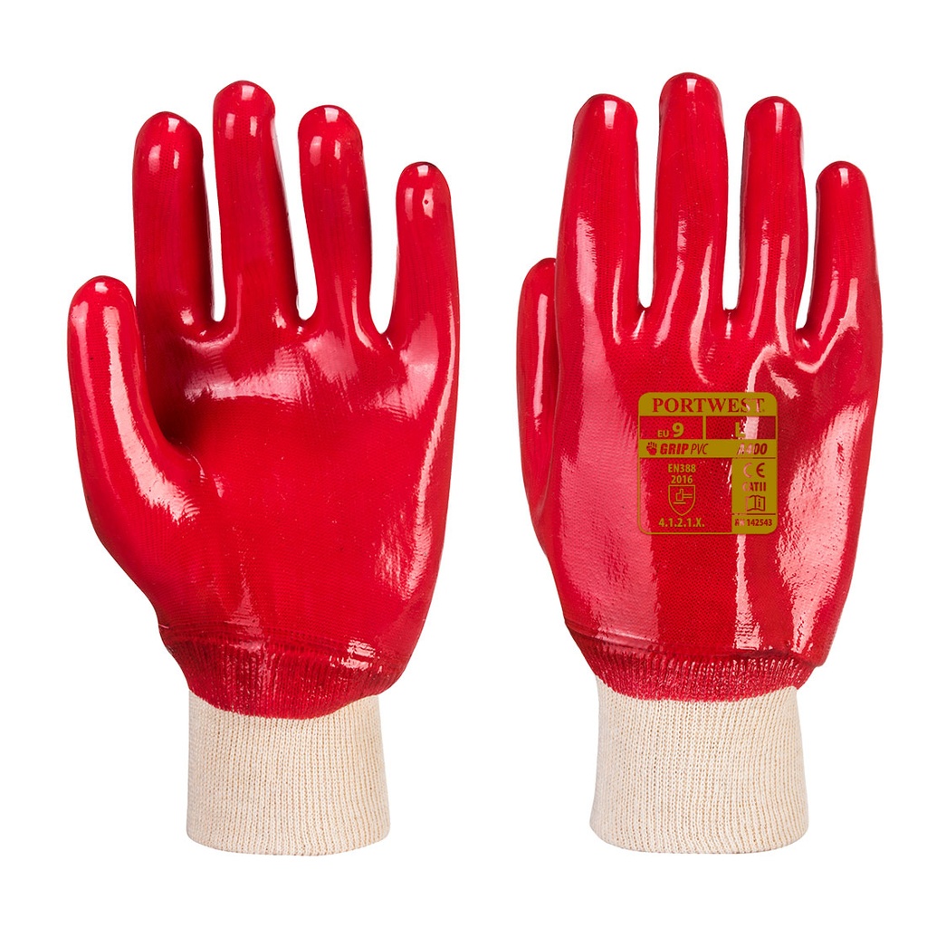 PVC Poignet Tricot - Rouge