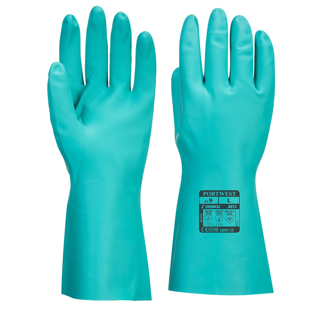 Gant Nitrosafe Plus Chimie - Vert