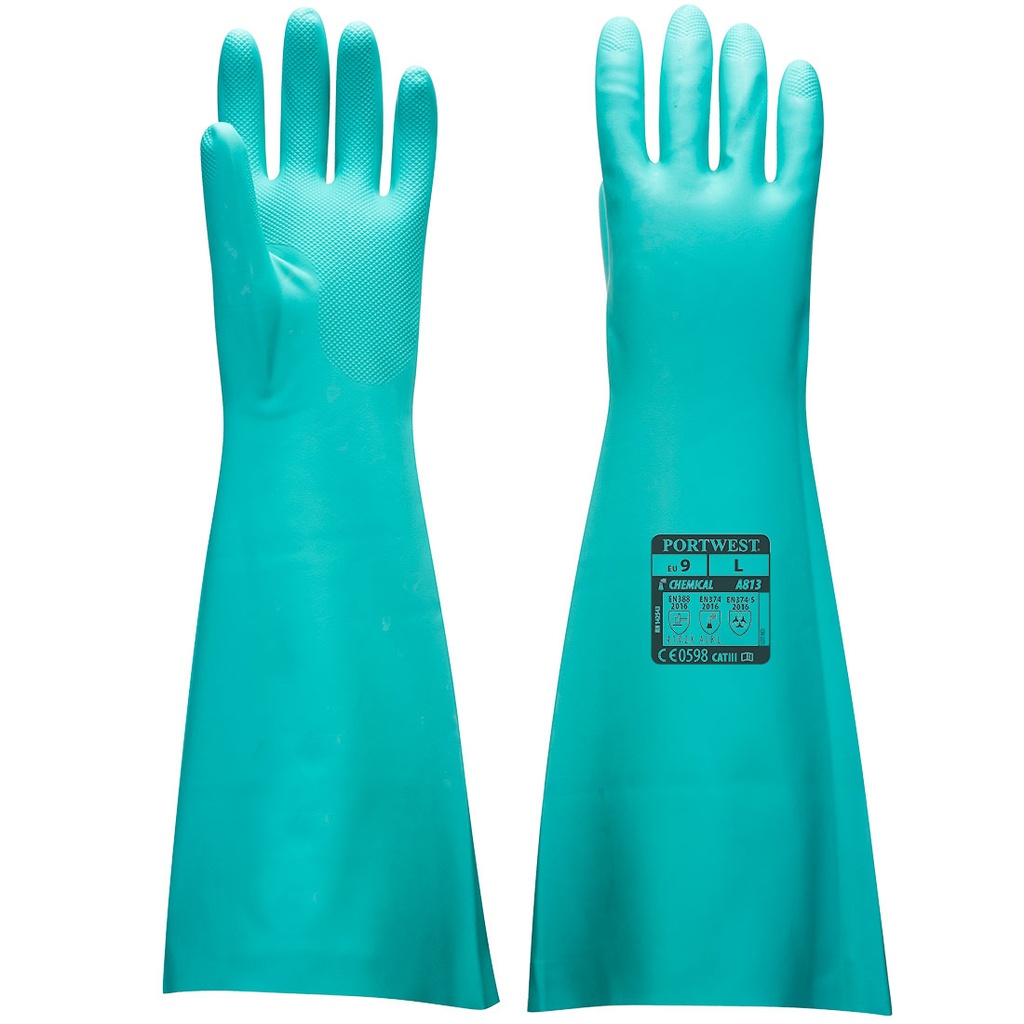 Gant Nitrile Extra-Long - Vert