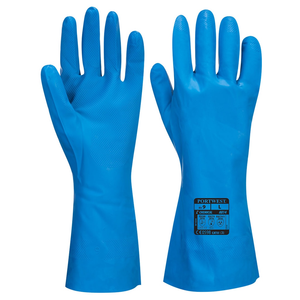 Gant Nitrile Contact Alimentaire - Bleu