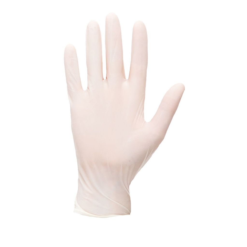 Gants à usage unique Latex Non Poudrés - Blanc