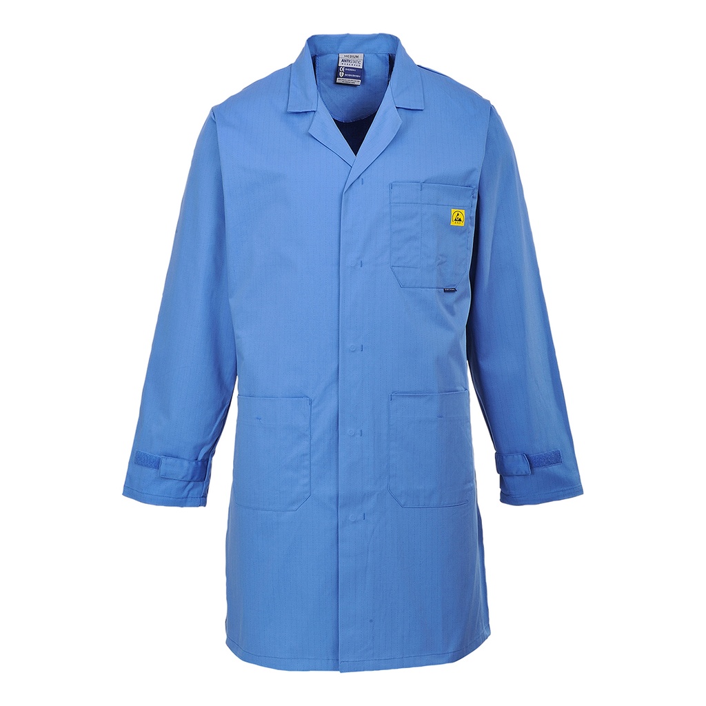 Blouse Antistatique ESD - Bleu Hopital