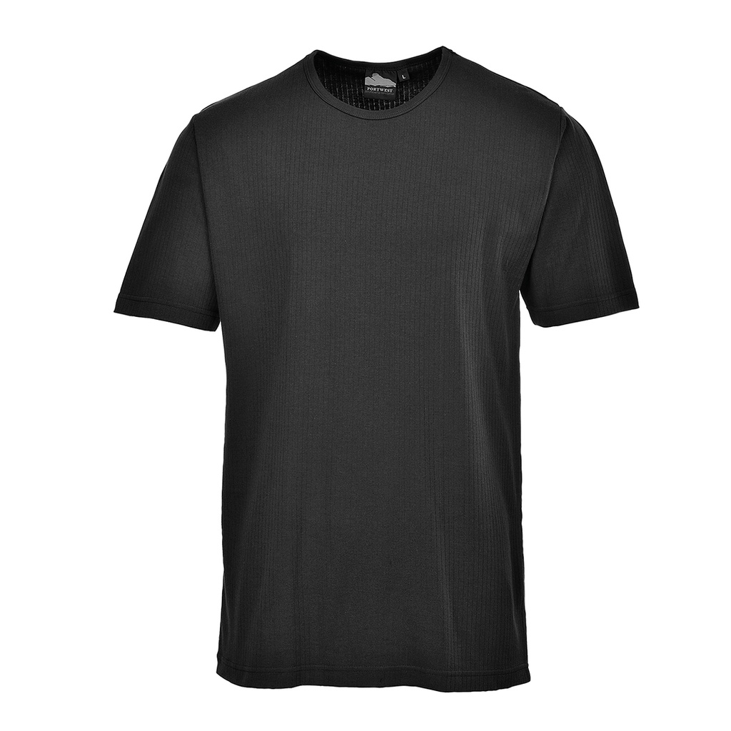 B120 - T-shirt Thermique Manches courtes - Noir