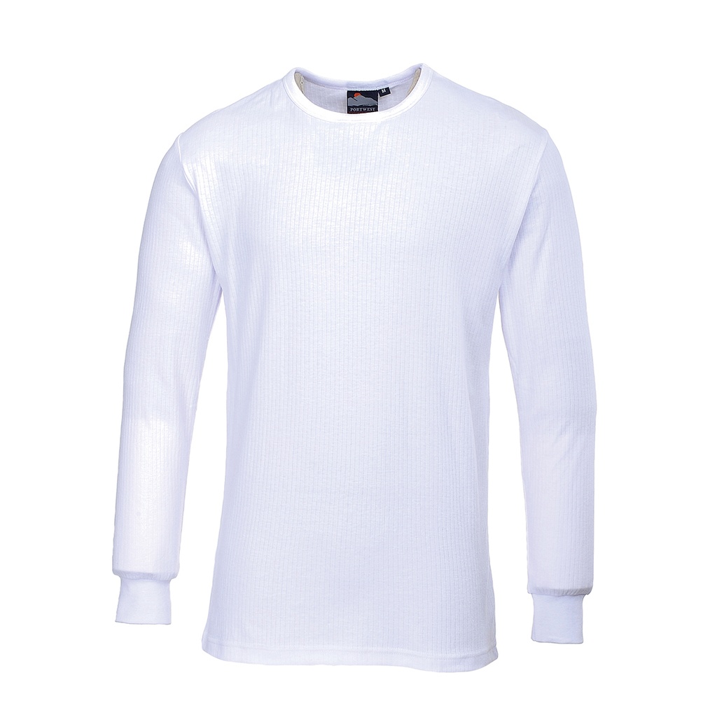 T-shirt Thermique Manches Longues - Blanc