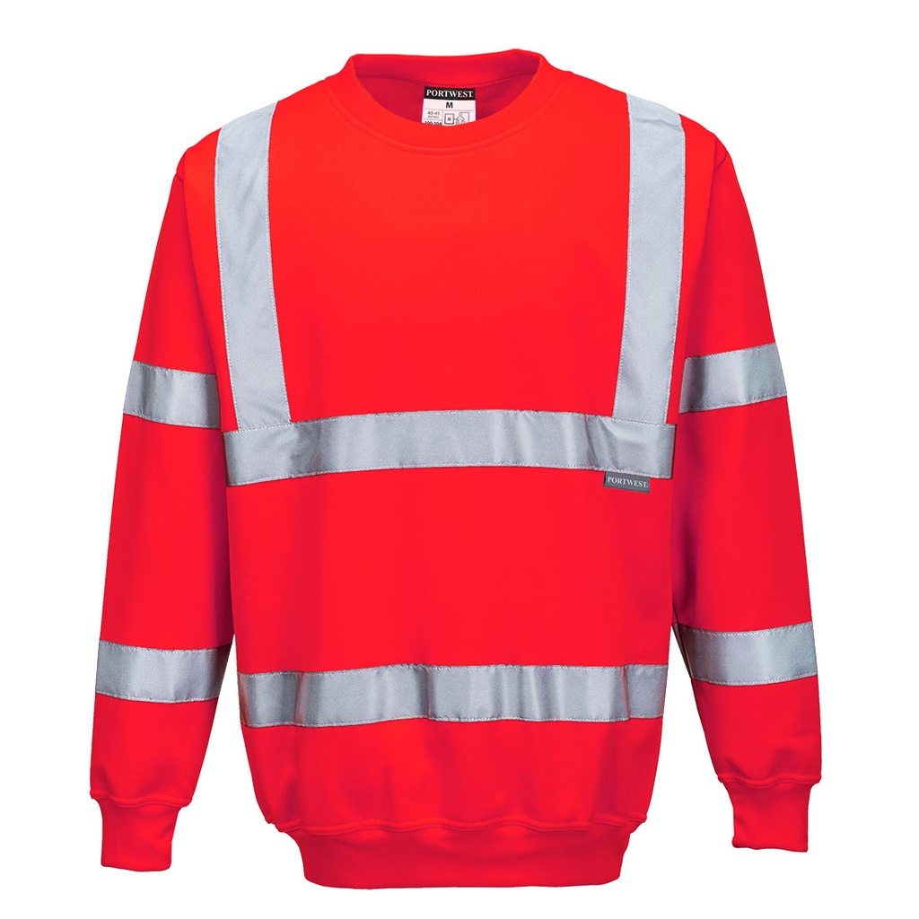 Sweatshirt Haute Visibilité - Rouge