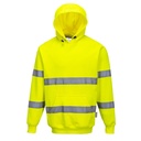 Sweatshirt Haute Visibilité à capuche - Jaune