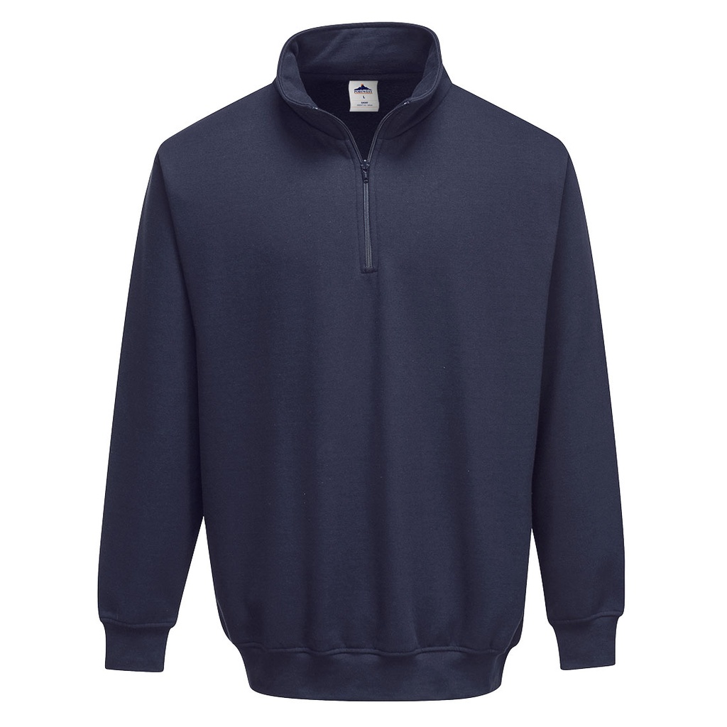 Sweatshirt col zippé Sorrento - Marine