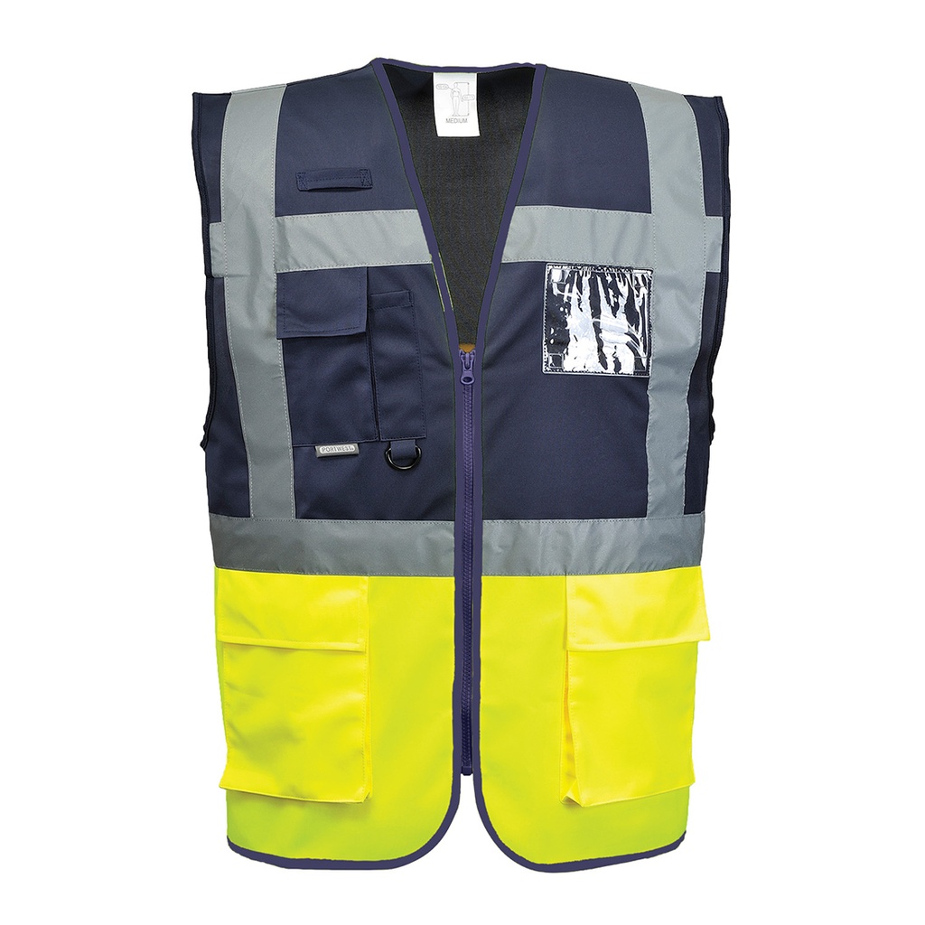 Gilet Executive Paris - Jaune/Marine