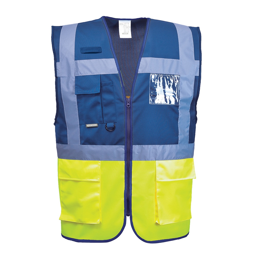 Gilet Executive Paris - Jaune/Royal