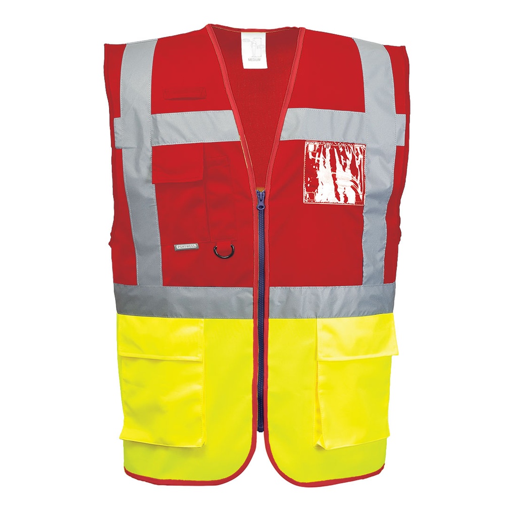 Gilet Executive Paris - Jaune/Rouge