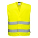 Gilet 2 bandes Hi-Vis MeshAir - Jaune