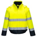 Blouson HV 2-en-1 HV doublé polaire - Jaune/Marine