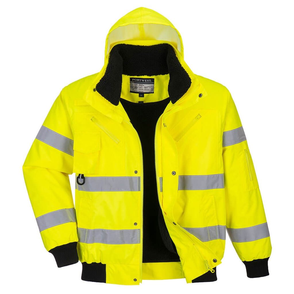 Blouson Bomber HiVis 3 en 1 - Jaune