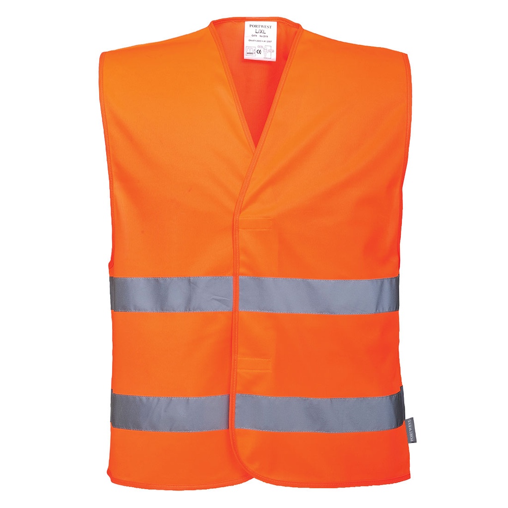 Gilet Double bande - Orange