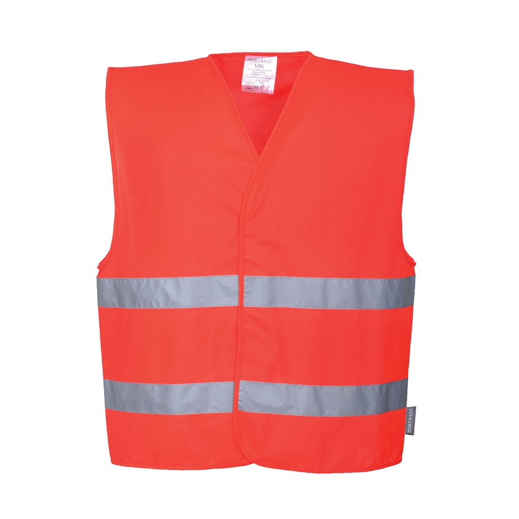 Gilet Double bande - Rouge