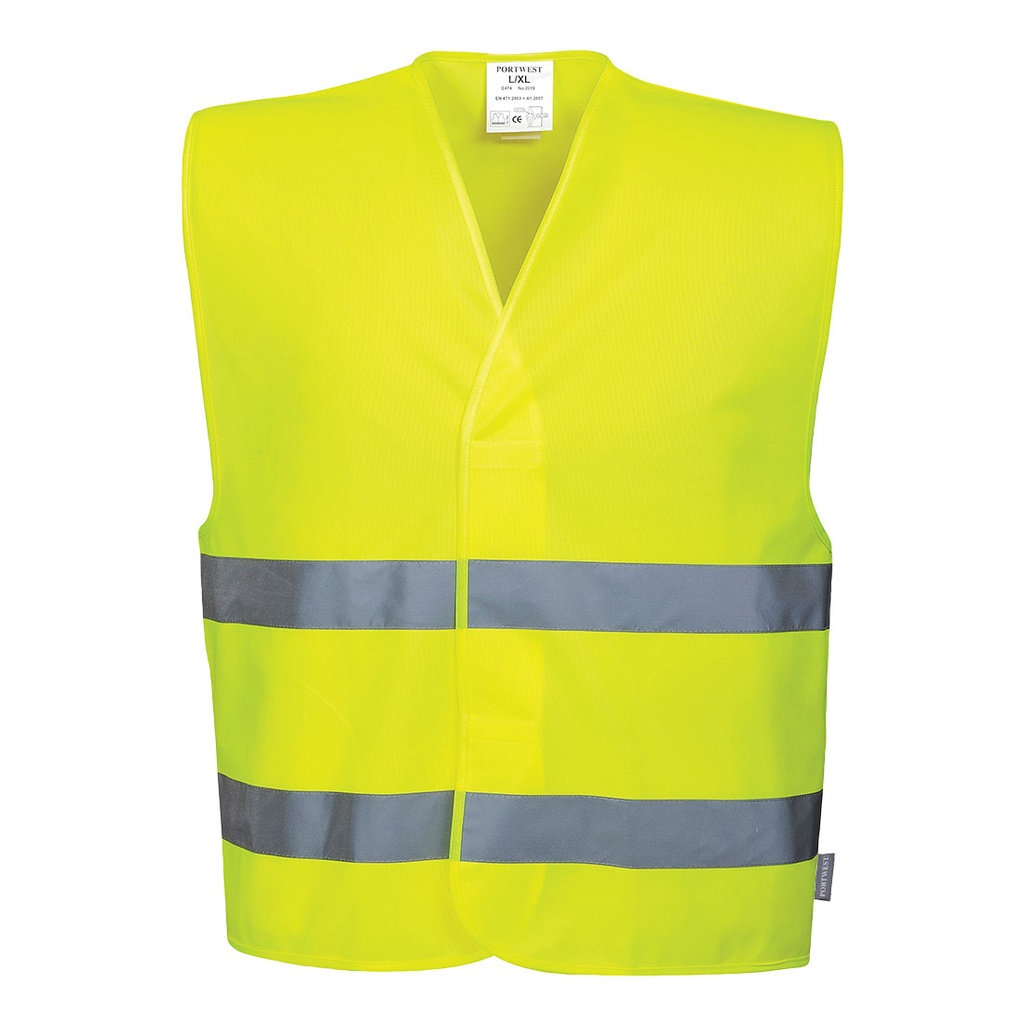 Gilet Double bande - Jaune