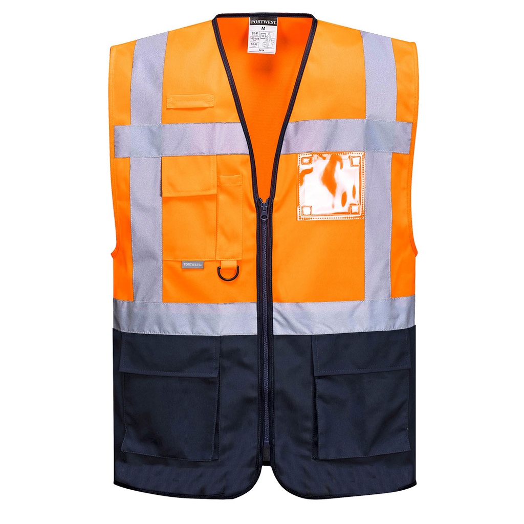 Gilet Executive Warsaw - Orange/Marine