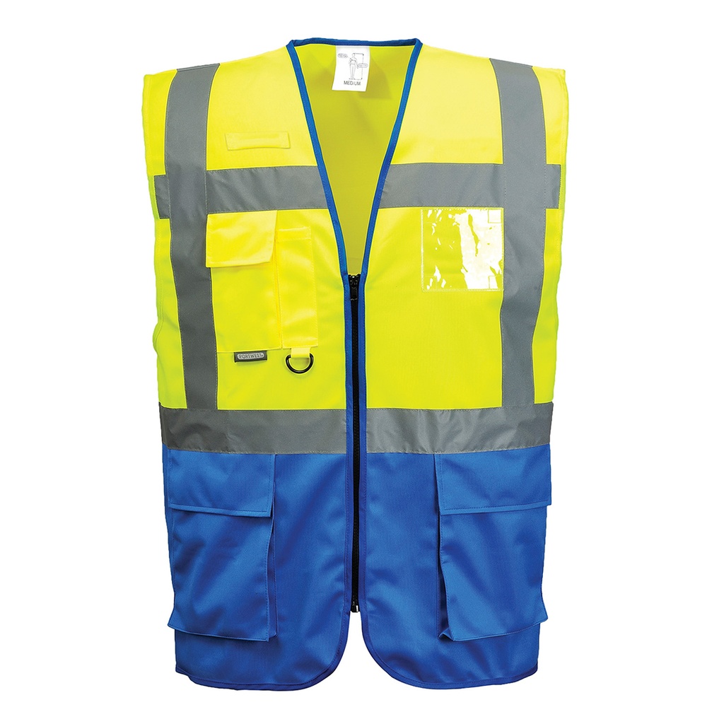 Gilet Executive Warsaw - Jaune/Royal